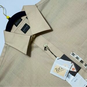 NEW Arrow Men's MediumTan‎ Dress Shirt Perfect